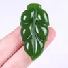 Colgante de Jaspe Imitación Hetian Jade Verde Espinaca Material de Mongolia Exterior Colgante de Joyería de Jade para Regalo de Apertura de Ventas Modelo de Transmisión en Vivo