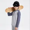 Sudadera Infantil con Media Cremallera y Manga Larga para Niños y Niñas, Nuevo Estilo Otoño/Invierno, Forro Polar, Que Absorbe la Humedad, Absorbe el Sudor, Ropa de Entrenamiento, Ropa de Ciclismo para Niños Mayores
