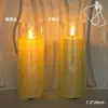Vela Electrónica LED Recargable por USB con Control Remoto, Vaso Transparente Acrílico, Accesorio de Decoración para el Hogar en Fiestas, Luz de Ambiente