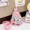 Bolsa de Peito para Bebê no Atacado, Bolsa Pequena de Ombro Casual com Desenho Animado para Crianças, Porta-moedas para Viagem ao Ar Livre para Meninos e Meninas do Jardim de Infância