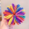 Corda de Cabelo para Meninas Headwear Saia Alargada tamanho pequeno Corda de Cabelo Infantil Alta Elasticidade Cabelo Anel de Cabeleireiro Doce Tendão de Borracha para Bebê