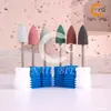 Cabezal de Lijado de Silicona para Manicura, Moldeado de Uñas, Eliminación de Cutículas, Cabezal de Lijado de Goma para Manicura, Broca para Uñas, Pulido, Cabezal de Lijado de Silicona para Manicura