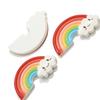 Resina Nuvem Arco-íris Acessórios Artesanais Creme Telefone Concha Beleza Infantil Chapéus Material DIY Papelaria Caixa Decoração