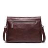 Bolso Cruzado de Cuero de Vaca Curtido al Vegetal al por Mayor para Hombre Bolso de Mano Hecho a Mano para Mujer Bolso Simple de Cuero Genuino para iPad