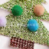 Nuevo Árbol de Navidad Rhinestone Hotfix Adhesivo de Doble Cara Parche para Funda de Teléfono Accesorios de Bola de Piel Accesorios Hotfix para Manualidades DIY