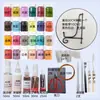 Esmalte Cloisonné Hilo de Oro Pintura de Arena de Colores Herramientas de Fabricación DIY Alambre Incrustación Esmalte Clase de Manualidades Escolares Paquete Completo de Materiales