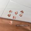 Celebridad de Internet Broca de Uñas Joyería con Forma de Corazón Extraterrestre Cristal Maillard Bola de Broca para Uñas Accesorios para Uñas