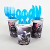 Vajilla y Decoración de Ambiente Temática de Star Wars para Fiesta Decorativa Transfronteriza