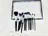Nuevo Patrón Transfronterizo Nube Verde Set de 14 Brochas de Maquillaje Cangzhou Cerdas Suaves Elección para Principiantes Set Completo de Herramientas de Belleza