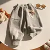 Pantalones deportivos de capa de aire para niños, pantalones largos gruesos, pantalones antiestáticos para bebés