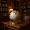 Versão europeia e americana em inglês ornamentos de globo retrô atacado decoração de estudo de globo universal presente requintado