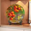 Nuevos Adornos de Caqui Estilo Chino para Escritorio de Oficina, Buen Significado, Decoración de Mesa, Regalos de Inauguración de Casa, Decoraciones de Entrada