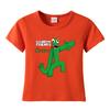 Camiseta de manga corta para niño Rainbow Friends, ropa de verano para niño 2023, nueva camiseta de algodón de media manga estilo occidental para niña.