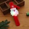 Regalo creativo de Navidad para niños, luminoso, Papá Noel, muñeco de nieve, raqueta, anillo, pulsera, regalo de Navidad, anillo a presión