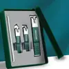 Conjunto de Lâminas de Unha de Quatro Peças, Ferramentas Portáteis de Manicure, Cortador de Unha, Anti-respingo, Boa Qualidade