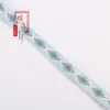 Cinta jacquard de rejilla de diamantes con hilo dorado de 1.5CM, accesorio para ropa, decoración del hogar, cortinas y varias decoraciones DIY G3602