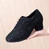Mupa Square Latin Body Training Amizade Salto Médio Soft-soled Sailor Modern Breathable Mesh Sapatos de dança