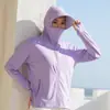 Mismo estilo ropa protectora solar hombres verano hielo cómoda ropa para la piel anti-ultravioleta transpirable visera desmontable ropa de pesca mujeres
