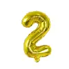 Globos de Papel Aluminio con Números Dorados Versión Americana de 16 pulgadas Globos con Números Dorados, Plateados y Oro Rosa Decoraciones de Cumpleaños