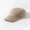 Boné de beisebol pai e filho boné de beisebol bordado com letra NYC masculino e feminino simples proteção solar proteção solar chapéu esportivo moda infantil
