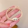 Cuerda para el cabello con polvo de dopamina para niña, anilla para el cabello, pulsera para el cabello de doble uso, banda de goma pequeña para parejas, accesorios para el cabello al por mayor