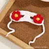 Chapéus de lã mini fofos feitos à mão em crochê, toucas de tricô com tema de frutas, acessórios para roupas de boneca, materiais para artesanato DIY