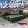 Barreira Flexível Dobrável para Contenção de Vazamento de Óleo Equipamento para Oficina de Fábrica Piscina de Limpeza Campo de Petróleo Piscina de Coleta e Separação de Óleo Anti-Vazamento