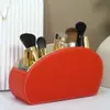 Caja de Almacenamiento con Patrón de Lichi Disponible para Artículos de Oficina, Organizador de Escritorio, Caja de Almacenamiento Duradera para Control Remoto, Caja de Almacenamiento de Cosméticos de PU Lg8175
