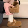 Zapatos Birkenstock Super Elegantes de Suela Gruesa para Aumentar la Altura, Cubrimiento Total para Mujer, Nuevos Mocasines Slip-On Primavera 2026, Zapatos Planos Birkenstock