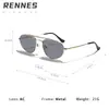 Gafas de Sol Metálicas de Doble Puente Estilo Europeo y Americano Raine para Hombres y Mujeres, Esencial Retro de Streetwear de Alta Gama, Gafas Aviador para Sombra al Aire Libre