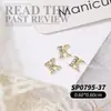 Joyería de Arte para Uñas de 26 Letras Aleación de Oro y Plata Diamante 3D para Arte de Uñas Accesorios de Decoración para Uñas DIY