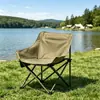 Cadeira dobrável portátil para exterior com apoio de braço integrado, mesa de camping dobrável integrada, cadeira de piquenique/pesca, banqueta, espessa