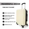Venta al por mayor del fabricante Maleta de viaje Yuehua de ABS con ruedas universales, cerradura de combinación, impermeable, antirrobo, equipaje de mano pequeño para estudiantes