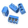 KF301 cruz azul 2p 3p 5. Terminal PCB de 0 mm, 12 A, 300 V, empalmable de cobre