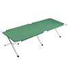 Cama de campamento plegable portátil de aleación de aluminio para emergencias al aire libre, venta al por mayor de fábrica, para socorro en caso de desastre, ligera y plegable