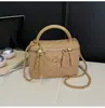 Mini Bolsa Transversal com Corrente de Diamante Feminina 2026 Nova Leve Luxuosa Bolsa de Mão Bolsa de Ombro Estilosa Pequena Quadrada