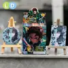 Nueva Insignia Cultural y Creativa Glow-In-The-Dark Caja Sorpresa 75mm Plata Brillante Doble Destello Bolsita Sorpresa Artículos de Anime