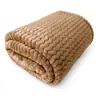 Manta de Franela Jacquard de Onda, Amigable con la Piel y que no Suelta Pelusa, Manta para Aire Acondicionado, Manta de Regalo para Hotel y Alojamiento, Fábrica de Origen