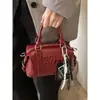 Bolso Almohada Boston Retro de Moda para Mujer 2026 Nuevo Versátil de Alta Gama Bolso de Hombro Cruzado de Moda