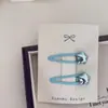 Nuevo Par de Pinzas para el Cabello BB Infantiles Simples Pinza Lateral Pinza para el Flequillo