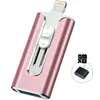 Memoria USB para Teléfono Móvil de Gran Capacidad Adecuada para Apple Memoria USB Android Computadora Universal Empuje-Tire Tres-en-Uno Memoria USB 2t Venta al por Mayor Transfronteriza