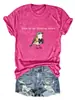 Esta é a minha camiseta casual de algodão colorida de manga curta para mulheres, para observação de pássaros, Amazon eBay site independente, moda divertida