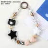 Cadena de Teléfono Móvil de Cuentas de Dibujos Animados de Color Caramelo Colgante de Llavero de Cuentas Pintado a Mano Cadena para Colgar Bolsa de Auriculares Accesorios de Decoración para Bolsas