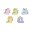 Lindo Felpa Colorido Pequeño Dinosaurio Colgante Dibujo Animado Peluche Juguete Muñeca Broche Mochila Bufanda Accesorio Accesorio Material