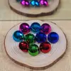 1 Par de Brincos Coloridos de Bolinha Pequena, Material Acrílico, Fofo, Vibrante, Elegante, Brilhante, Brincos de Alta Qualidade