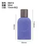Botella de Perfume de Vidrio Flocado Personalizada 50ml Botella de Relleno de Perfume a Presión Botella de Perfume Transparente Botella Vacía con Spray de Presión