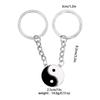 Promoção quente da Amazon Nova Yin Yang Tai Chi fofoca bom amigo chaveiro criativo casal fofo pingente chaveiro