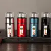 Taza termo para hacer té de acero inoxidable 304 taza con separación de té regalo de alta gama con logo y letras impresas