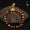 Fabricantes fornecem pulseira masculina e feminina 8mm21 liga de liga DIY contas de Buda de sândalo verde ébano