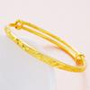 Pulseira de ouro do Vietnã feminina longa sem desbotar céu estrelado push-pull latão real imitação de ouro pulseira joias atacado